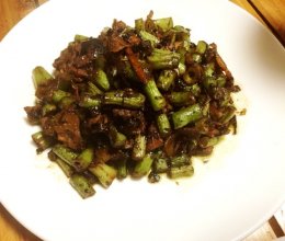 橄榄菜肉沫四季豆的做法