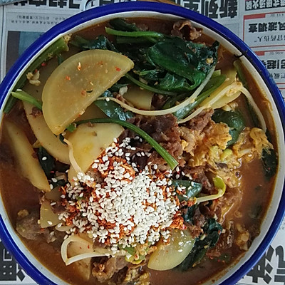 韩国烩菜——牛肉炖豆腐