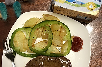 黄油煎牛排