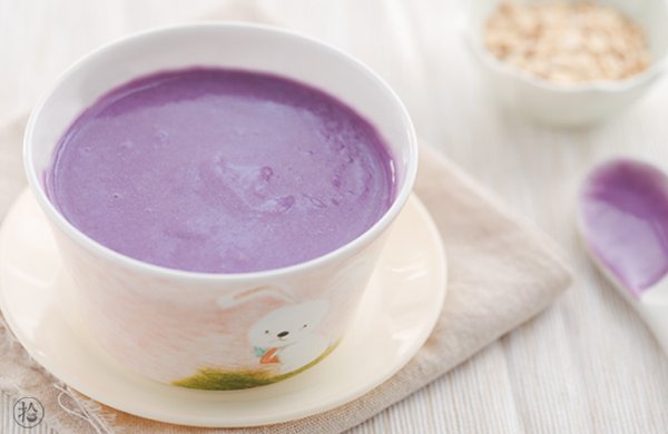 燕麦紫薯奶香米糊