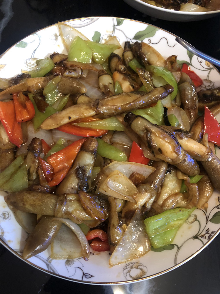 爆炒竹蛏的做法