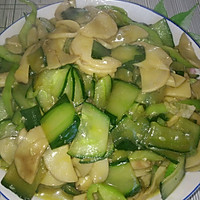 杏鲍菇炒黄瓜的做法图解7