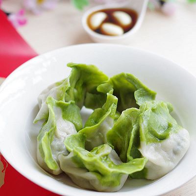 翡翠白菜饺子
