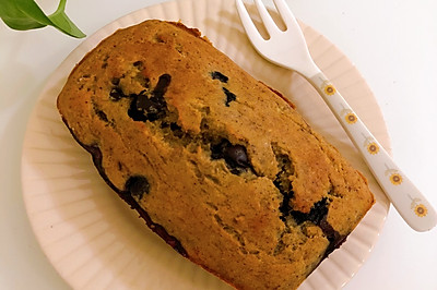 蓝莓全麦磅蛋糕｜健康烘焙