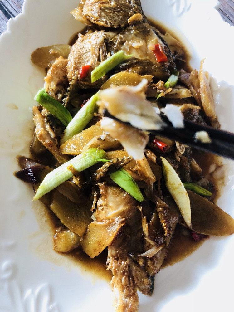 仔姜黄花鱼的做法