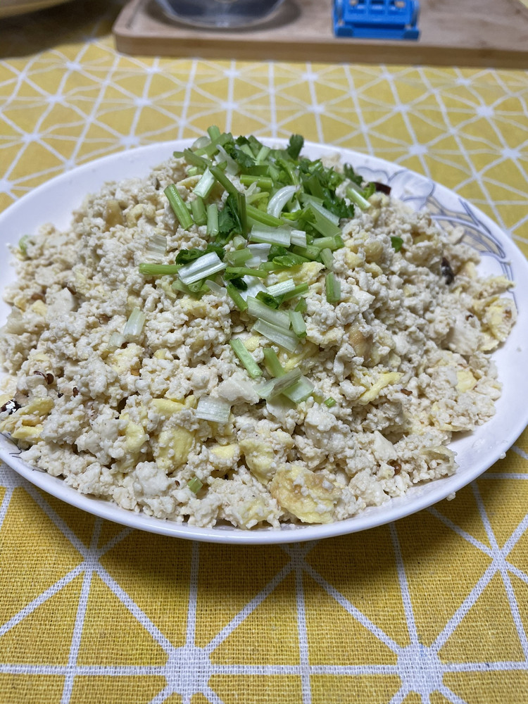鸡刨豆腐的做法