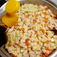 #花10分钟，做一道菜！#鸡肉土豆丁的做法图解9