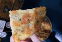 白面玉米面混合发面葱油饼—早餐来一张回味一整天的做法