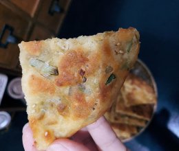 白面玉米面混合发面葱油饼—早餐来一张回味一整天的做法