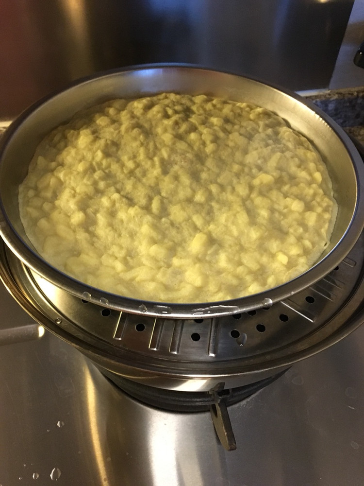 蒸苹果蛋糕的做法