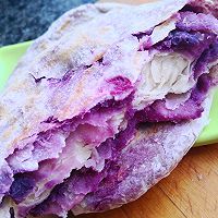 奶香味十足// 酥软紫薯饼的做法图解16