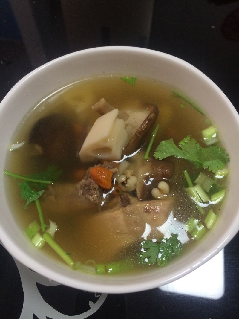 Nourishing chicken soup