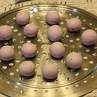 紫薯糯米糍#樱花味道#的做法图解7