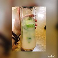 牛油果汁的做法图解2