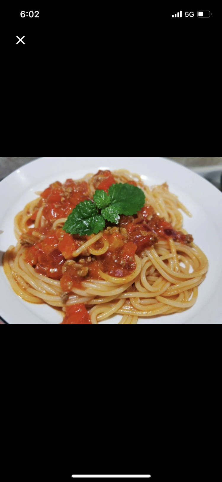超简单的—西红柿肉酱面的做法