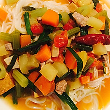 快手岐山牛肉臊子面！