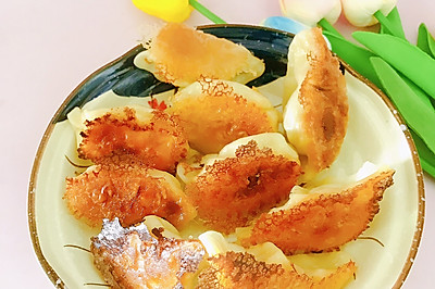 蒜黄肉馅煎饺