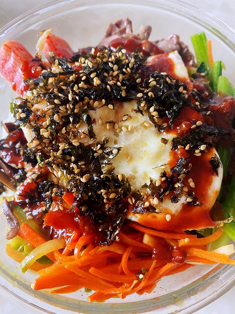 韩式拌饭的做法