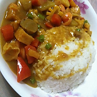 大杂烩咖喱饭的做法图解3