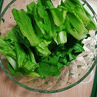 #寻味外婆乡#蒜香油麦菜的做法图解2