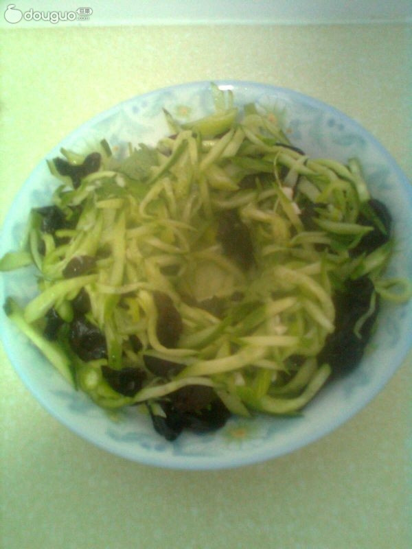凉菜之黑耳青瓜的做法