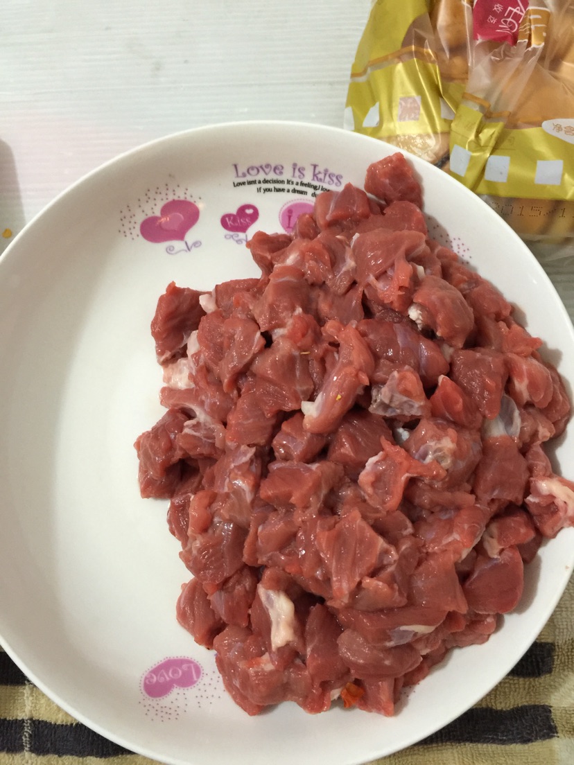 自制大粒牛肉酱的做法图解3