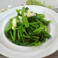 #夏日鲜味轻享健康#夏季时令菜！猪油拌空心菜的做法图解17