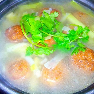 蒲菜肉圓