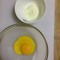 超级简单的蛋黄溶豆的做法图解1