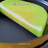 #感恩妈妈 爱与味蕾同行#甜蜜红豆抹茶厚松饼的做法图解6