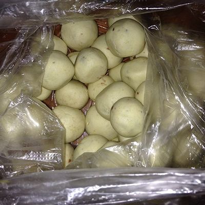 番薯豆沙汤圆和番薯巧克力汤圆