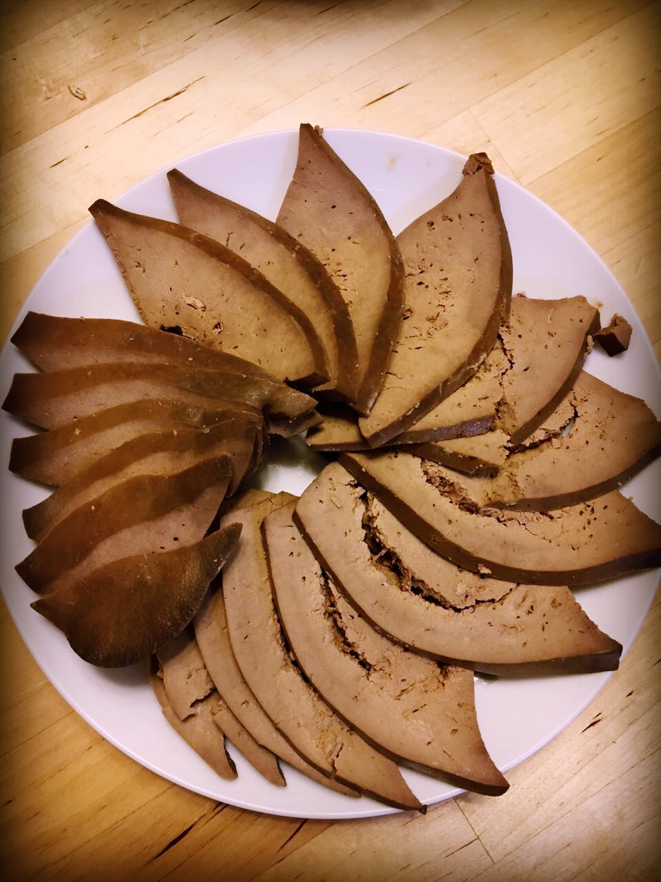 Marinated pig liver