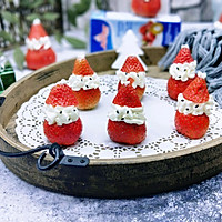 草莓圣诞老人#安佳烘焙学院#的做法图解13