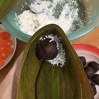 粽子（碱粽，豆沙粽，肉粽，）的做法图解3