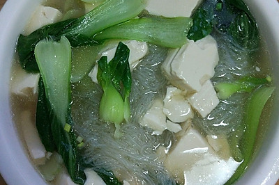 青菜豆腐汤