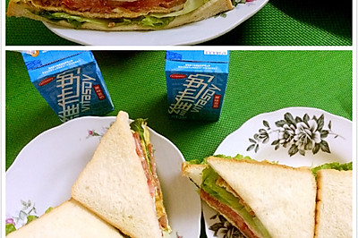营养美味的快捷早餐三明治