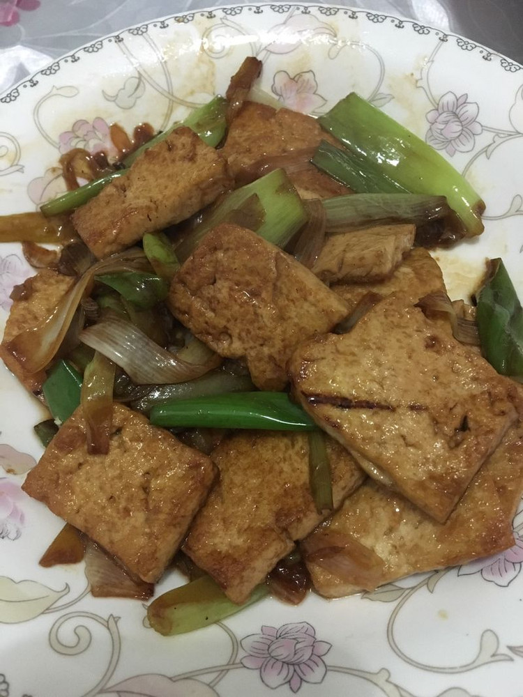 葱烧豆腐的做法