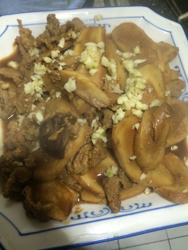 肉炒蘑菇的做法图解14