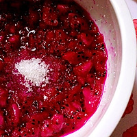 有果肉的冰棒——火龙果蔓越莓牛奶冰棒的做法图解4
