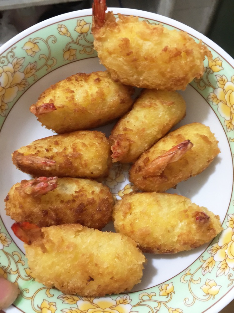 炸虾球的做法图解3