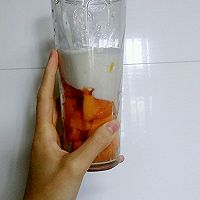 不一样的木瓜冰饮的做法图解3