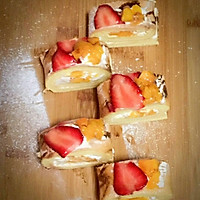芒果草莓双味蛋糕卷的做法图解11