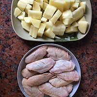 #钟于经典传统味#咖喱烩土豆鸡翅的做法图解2