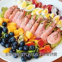 #感恩节烹饪挑战赛#加拿大北极虾生虾七彩沙拉的做法图解6