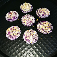 #换着花样吃早餐#低脂低卡紫薯饼的做法图解6