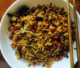 香辣炒面的做法