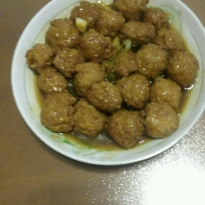 红烧猪肉丸