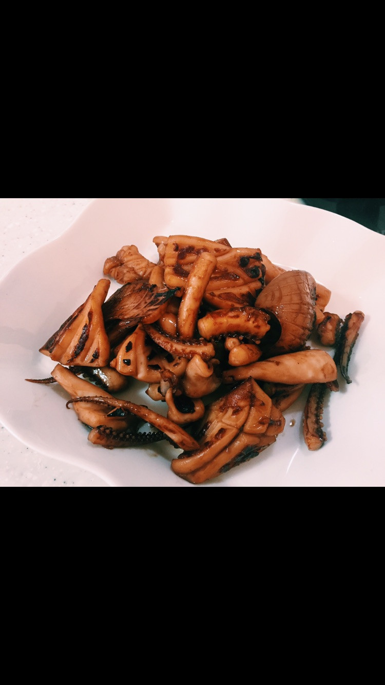 香卤鱿鱼的做法