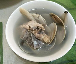 沙白排骨白菇汤的做法