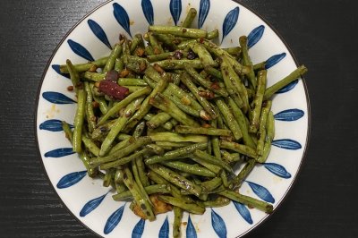秘制干煸豆角